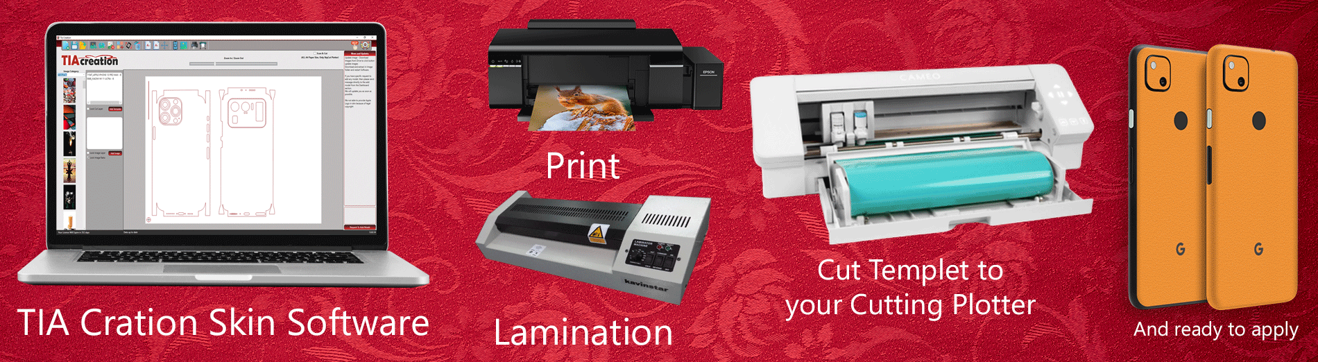 mobile skin cutting plotter machine